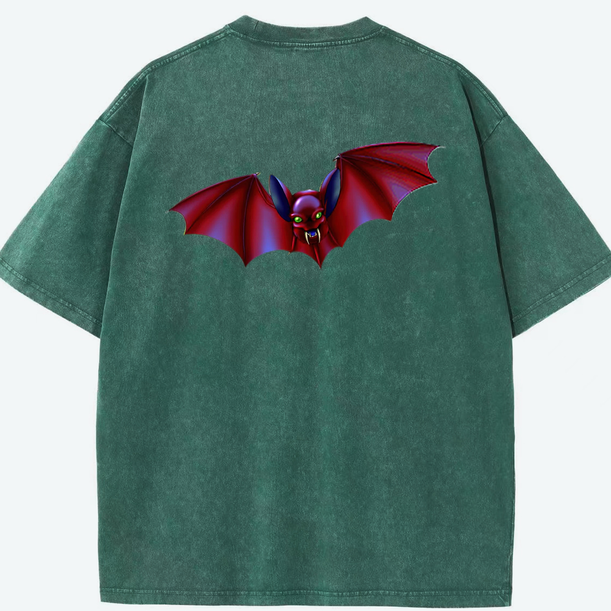 （画像用） 遊☆戯☆王 Yu-Gi-Oh! 綿100% ヴィンテージ風 半袖Tシャツ（背面プリント）